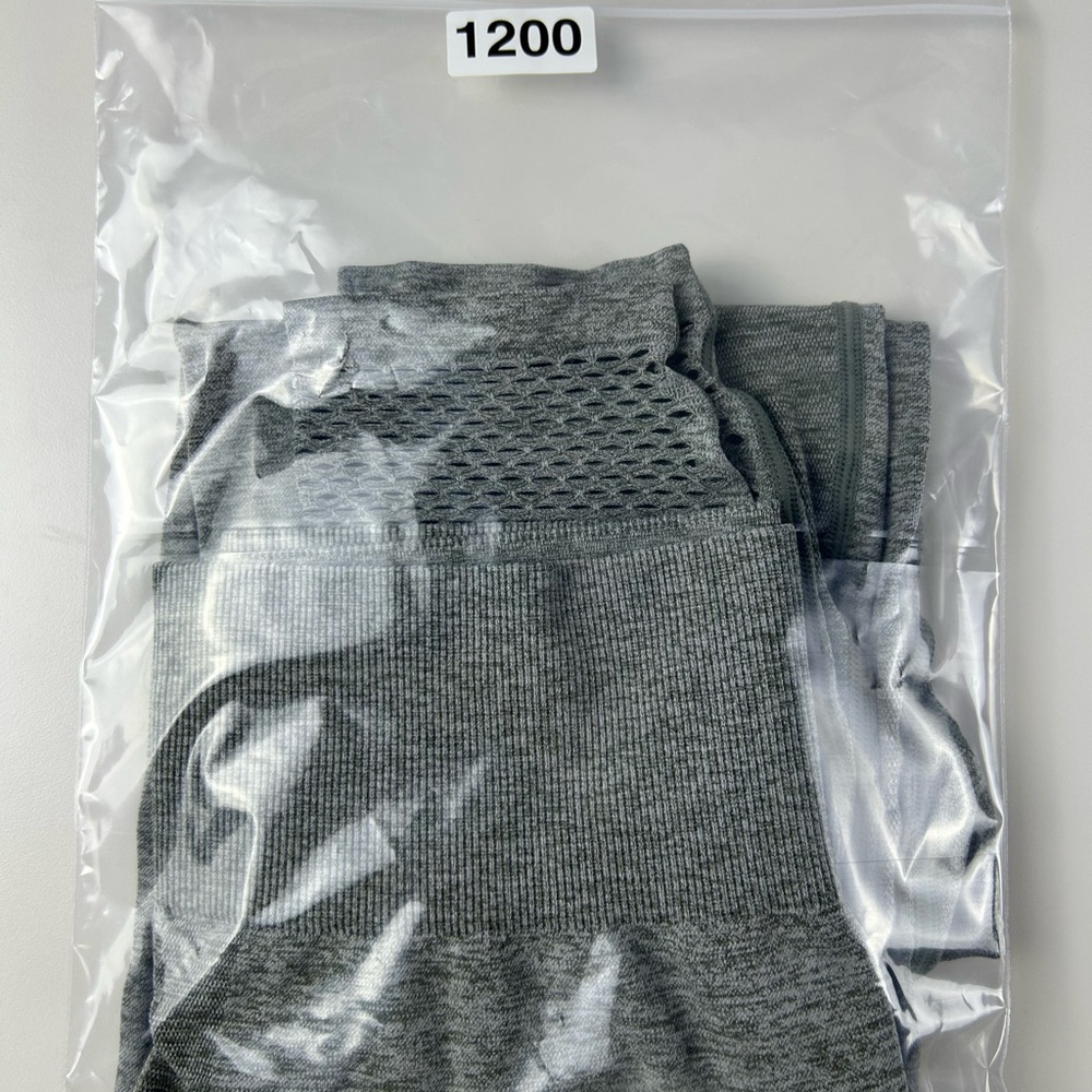 Victoria's Secret PINK‎ Womens M Leggings Gray Seamless High Waisted Contour - Picture 12 of 15